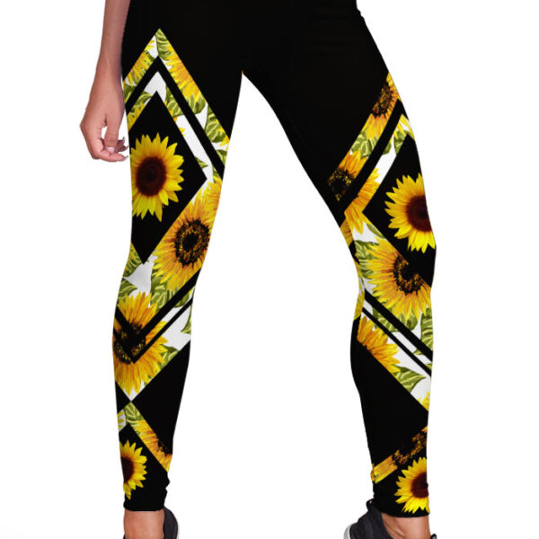 Gearhumans 3D Sunflower Full Print Leggings