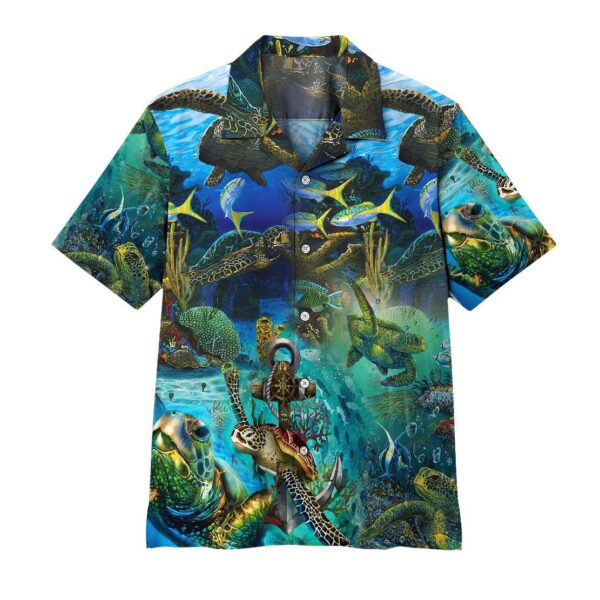 Gearhuman 3D Turtles Hawaii Shirt