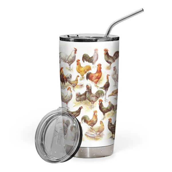 Gearhuman 3D Roosters Tumbler