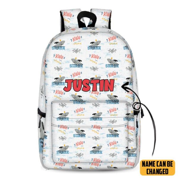 Gearhuman 3D The Descendant Of An Ancient Shark God Custom Name Backpack