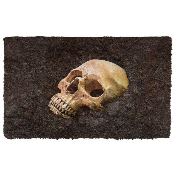 Gearhuman 3D Skull Bury Underground Doormat