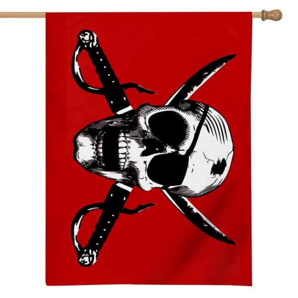 Gearhuman 3D Red Pirates Flag
