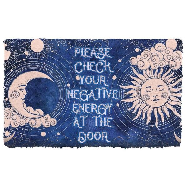 Gearhuman 3D Please Check Your Negative Energy At The Door Doormat