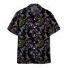 Gearhumans 3D Beautiful Violet Cornflowers And Hummingbirds Custom Hawaii Shirt