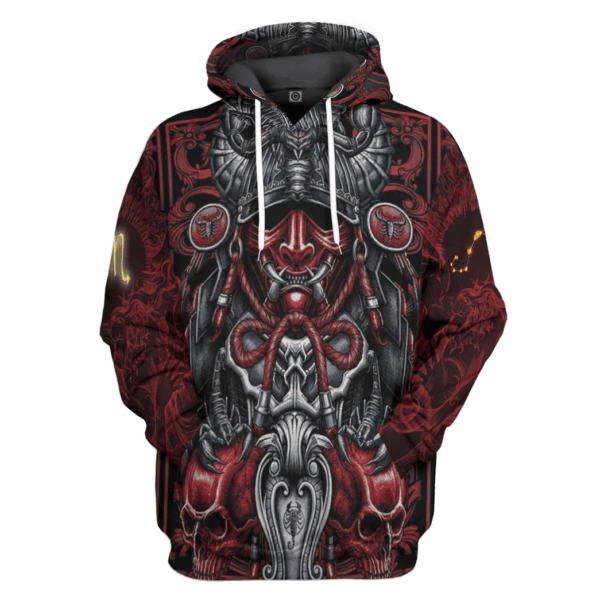 Gearhumans 3D The Dark Side of Scorpio Custom Tshirt Hoodie Apparel