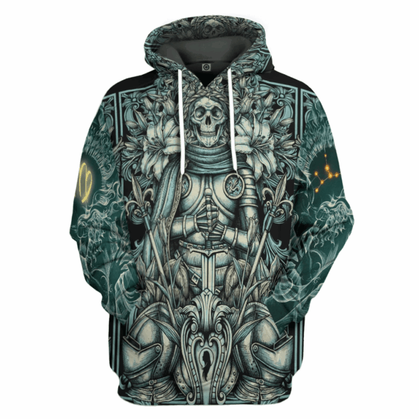 Gearhumans 3D The Dark Side Of Virgo Custom Tshirt Hoodie Apparel