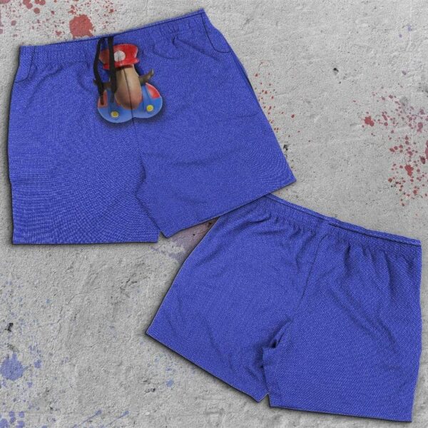 Gearhumans 3D Adam SUPER MARIO Custom Summer Beach Shorts Swim Trunks GN220610 Men Shorts