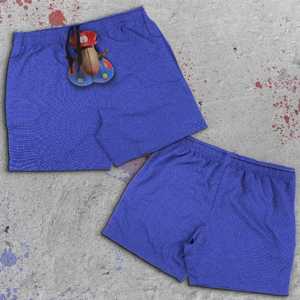 Gearhumans 3D Adam SUPER MARIO Custom Summer Beach Shorts Swim Trunks GN220610 Men Shorts