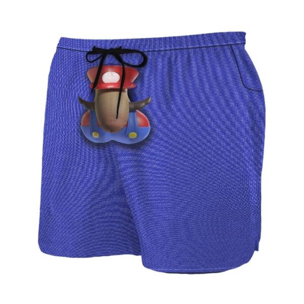 Gearhumans 3D Adam SUPER MARIO Custom Summer Beach Shorts Swim Trunks GN220610 Men Shorts