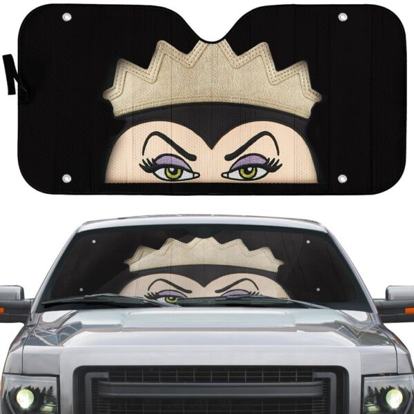 Gearhumans 3D Evil Queen Custom Car Auto Sunshade GS29042119 Auto Sunshade