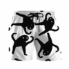 Gearhumans 3D Black Catto Meme Custom Shorts GO06052130 Men Shorts Men Shorts S