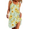 Gearhumans 3D You Are Beautiful As Sunflowers Custom Sleeveless Beach Dress GO31052111 Beach Dress Beach Dress S