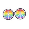 Gearhuman 3D Sunglasses Peace Hippie Christmas Ornament GV26103 Ornament