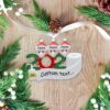 Gearhuman 3D Family Of 3 Mask Sanitizer Toilet Paper 2020 Christmas Ornament Custom Name GV22108 Ornament Acrylic 1Pc