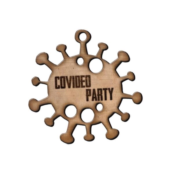 Gearhuman 3D Covideo Party Virus Christmas Ornament GV23104 Ornament