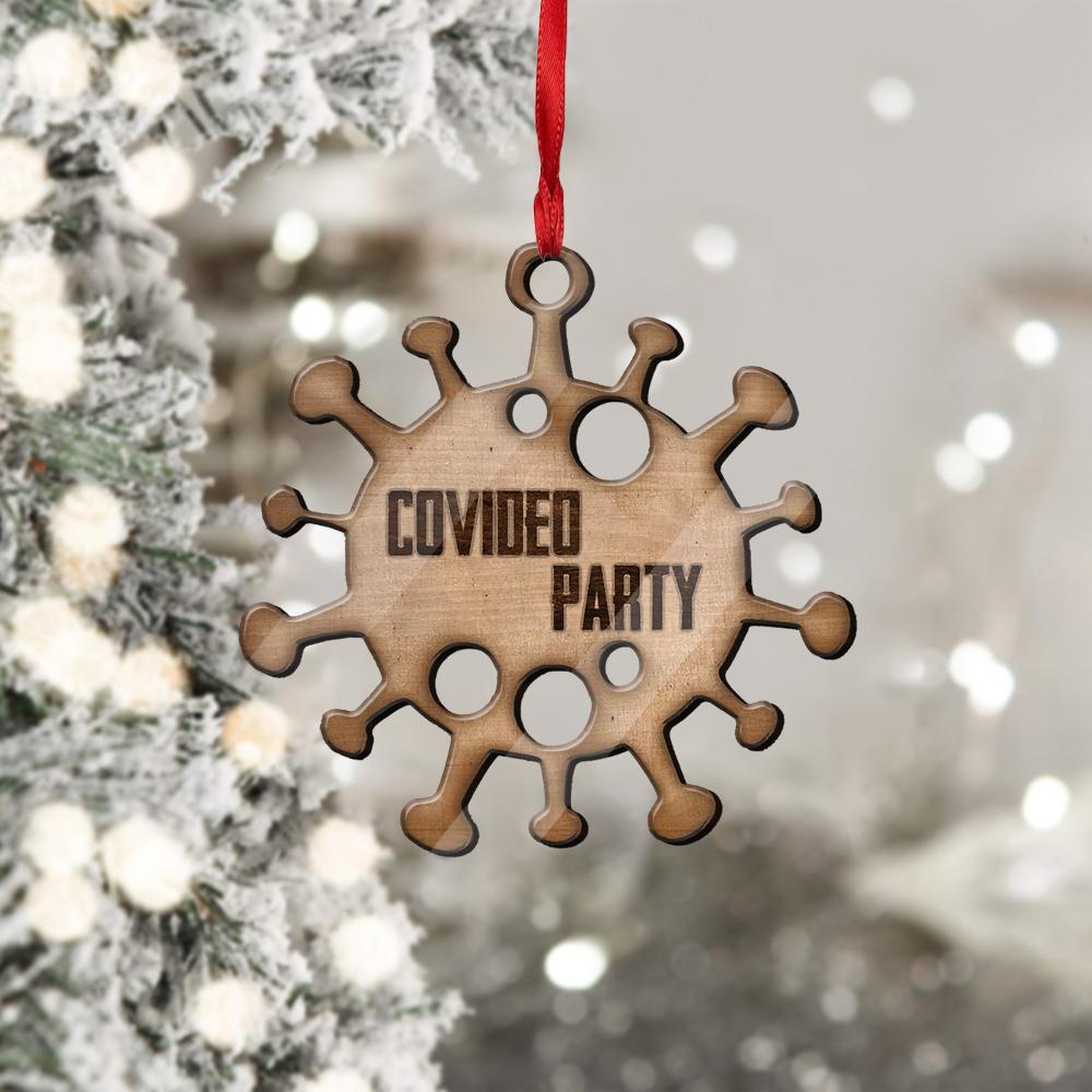 Gearhuman 3D Covideo Party Virus Christmas Ornament GV23104 Ornament