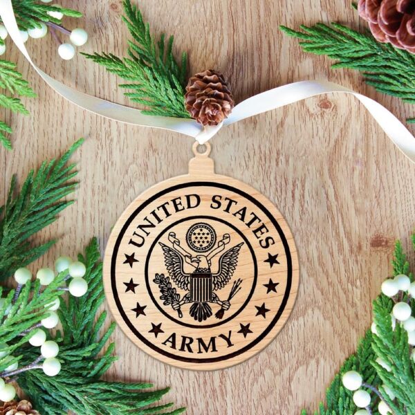 Gearhuman 3D US Army Christmas Ornament GVC261026 Ornament Acrylic 1Pc