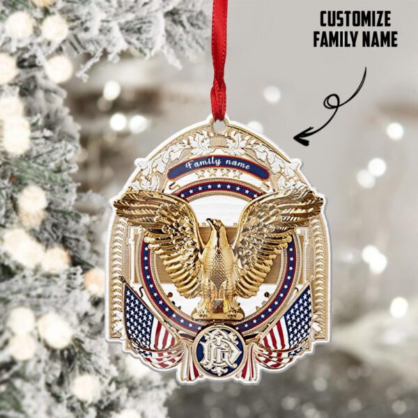 Gearhuman 3D The White House 2020 Xmas Custom Name Christmas Ornament GV301012 Ornament