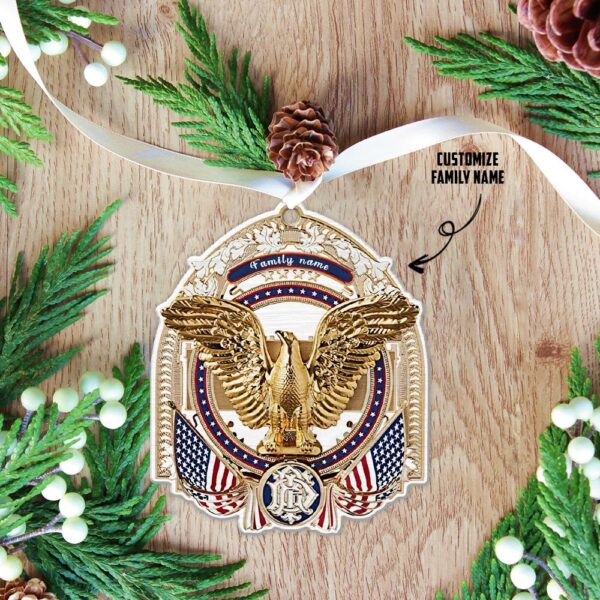 Gearhuman 3D The White House 2020 Xmas Custom Name Christmas Ornament GV301012 Ornament Acrylic 1Pc