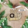 Gearhuman 3D Family Of 2 Mask Toilet Paper 2020 Christmas Ornament Custom Name GV221015 Ornament Acrylic 1Pc