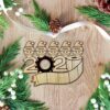 Gearhuman 3D Family Of 5 Mask Toilet Paper 2020 Christmas Ornament Custom Name GV221018 Ornament Acrylic 1Pc