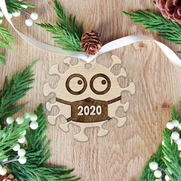 Gearhuman 3D Corona Virus Christmas Ornament GV221014 Ornament Acrylic 1Pc