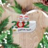 Gearhuman 3D Family Of 2 Mask Sanitizer Toilet Paper 2020 Christmas Ornament Custom Name GV22107 Ornament Acrylic 1Pc