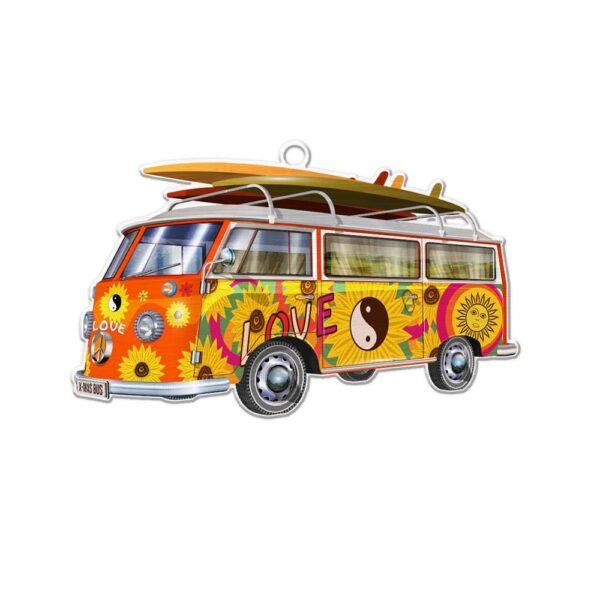 Gearhuman 3D Traveling Hippie Van Christmas Ornament GV26107 Ornament