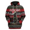 Gearhuman 3D Custom Black Cat Ugly Christmas Tshirt Hoodie Apparel GB05111 3D Apparel Hoodie S