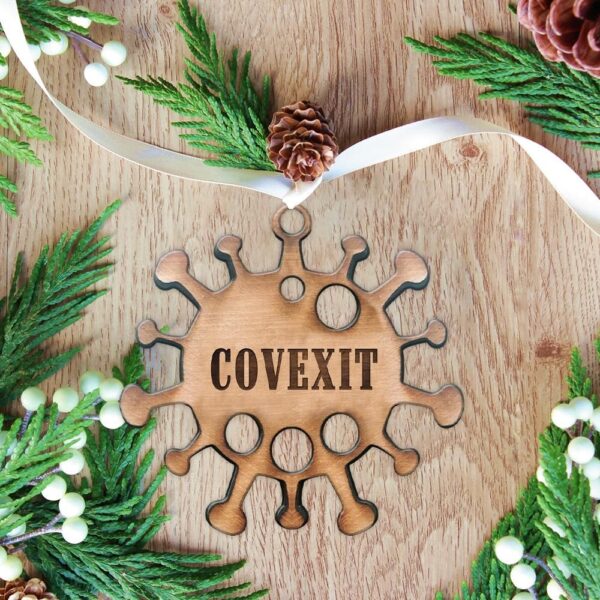 Gearhuman 3D Covexit Virus Christmas Ornament GV23105 Ornament Acrylic 1Pc