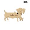 Gearhuman 3D Dachshund 2020 Custom Name Christmas Ornament GV291030 Ornament