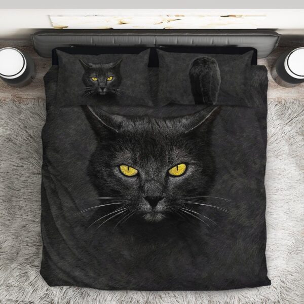 Gearhuman 3D Black Cat Custom Bedding Set GB181112 Bedding Set