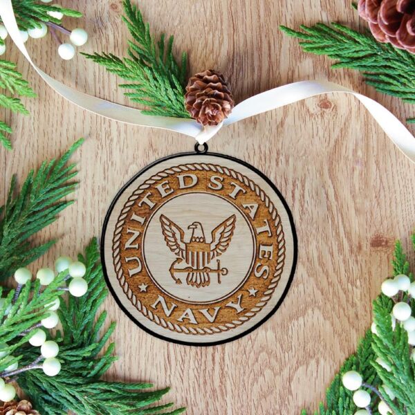 Gearhuman 3D US Navy Christmas Ornament GVC261028 Ornament Acrylic 1Pc