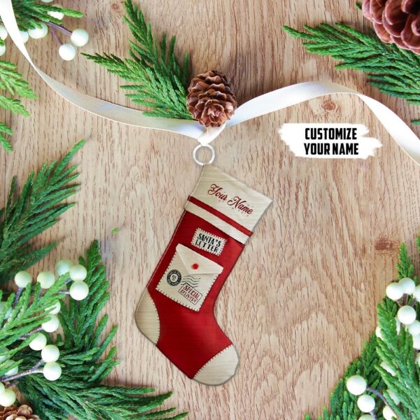 Gearhuman 3D Stocks Custom Name Christmas Ornament GVC29104 Ornament Acrylic 1Pc