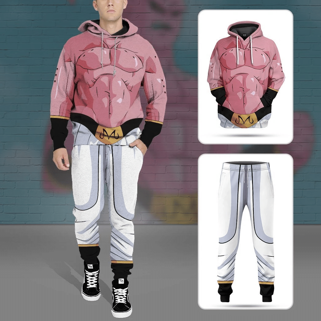 Gearhumans Gearhuman 3D Super Buu Majin Boo Dragon Ball Sweatpants GV15033 Sweatpants