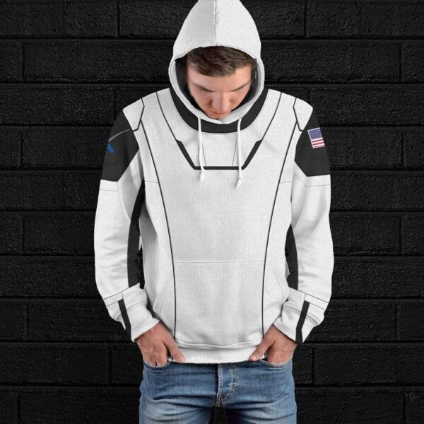 Gearhuman 3D Space Force Spacesuit Hoodie Apparel GV280512 3D Custom Fleece Hoodies