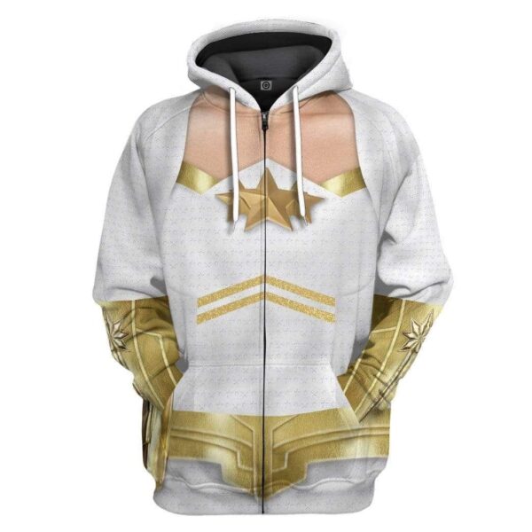 Gearhuman 3D Starlight The Boys Custom Hoodie Apparel GW240713 3D Custom Fleece Hoodies Zip Hoodie S