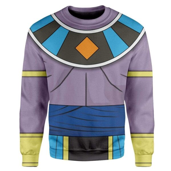 Cosplay Beerus God Of Destruction Dragon Ball Custom T-Shirts Hoodies Apparel CO-TA2512191 3D Custom Fleece Hoodies Long Sleeve S