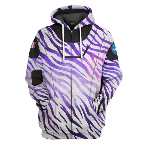 Gearhuman 3D Fashion SpaceX Spacesuit Custom Hoodie Apparel GL080614 3D Custom Fleece Hoodies Zip Hoodie S
