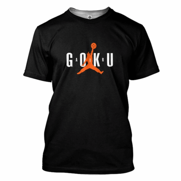 Gearhuman 3D Air Goku Custom Tshirt Apparel GN26089 3D T-shirt T-Shirt S