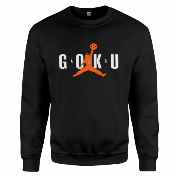 Gearhuman 3D Air Goku Custom Sweatshirt Apparel GN26089 Sweatshirt Sweatshirt S