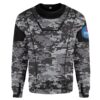 Gearhuman 3D Camo Space Crew Spacesuit Custom Sweatshirt Apparel GN25084 Sweatshirt Sweatshirt S
