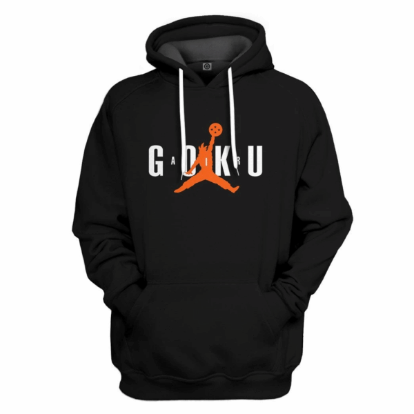 Gearhuman 3D Air Goku Custom Hoodie Apparel GN26089 3D Custom Fleece Hoodies Hoodie S