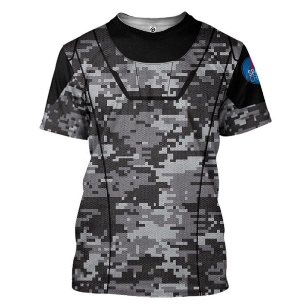 Gearhuman 3D Camo Space Crew Spacesuit Custom Tshirt Apparel GN25084 3D T-shirt T-Shirt S