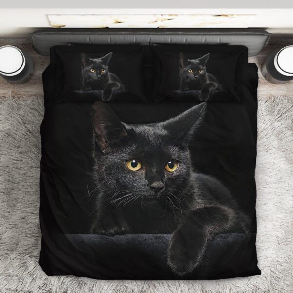 Gearhuman 3D Black Cat Bedding Set GK29126 Combo Bedding
