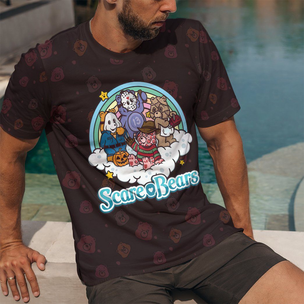Gearhuman 3D Care Bears Halloween Tshirt Apparel GJ23094 3D T-shirt