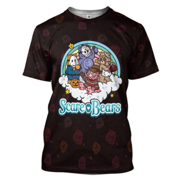 Gearhuman 3D Care Bears Halloween Tshirt Apparel GJ23094 3D T-shirt T-Shirt S