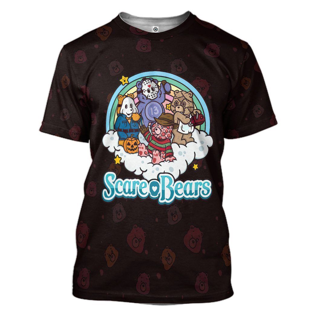 Gearhuman 3D Care Bears Halloween Tshirt Apparel GJ23094 3D T-shirt T-Shirt S