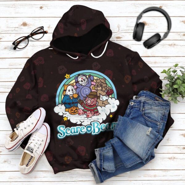 Gearhuman 3D Care Bears Halloween Hoodie Apparel GJ23094 3D Apparel