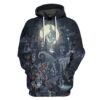 Gearhuman 3D The Nightmare Before Christmas Custom Hoodie Apparel GT16092 3D Custom Fleece Hoodies Hoodie S